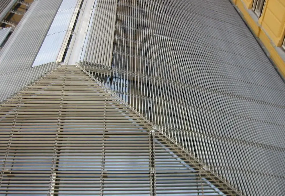 Sunshield External Louvres large commercial roof