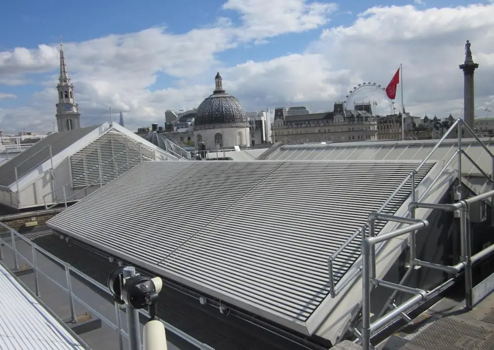 Sunshield commercial roof External Louvres