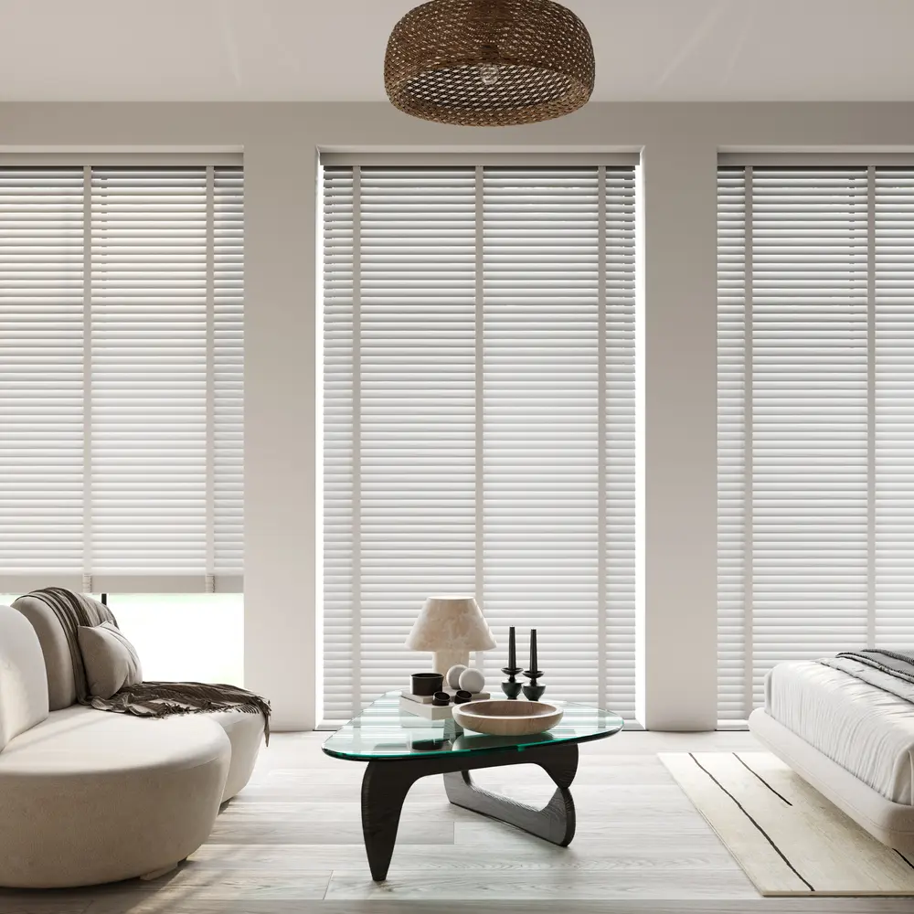 Sunwood wooden Venetian blind Serene with Cotton Tapes