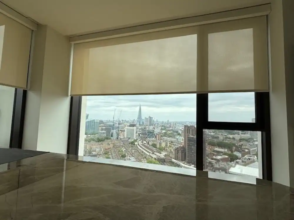 roller blinds in apartment