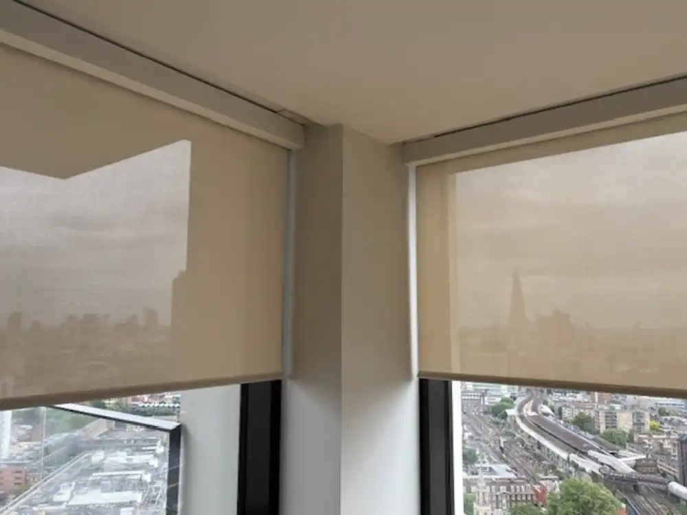 roller blinds in apartment
