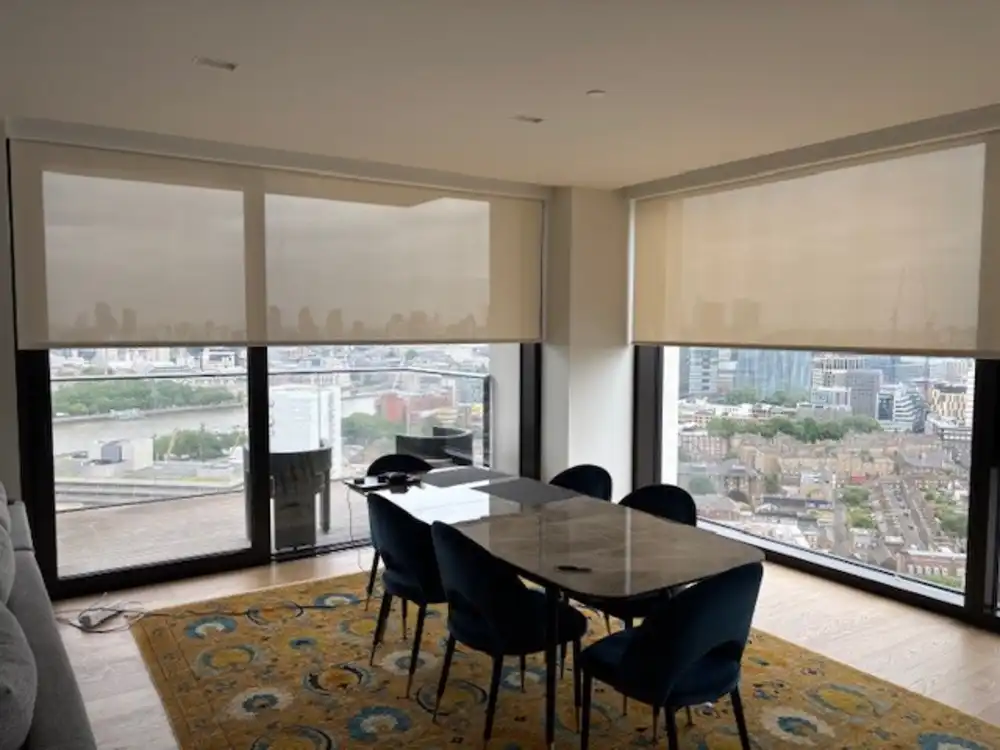 roller blinds in apartment