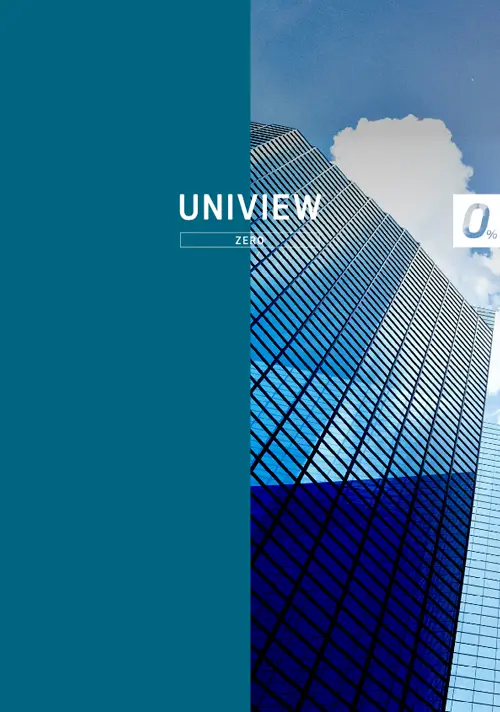 Decora Collection Uniview Zero% cover