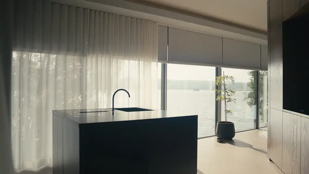 W4 roller blinds in hotel