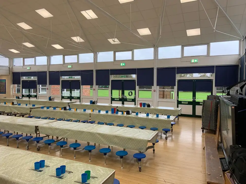 roller blinds in school