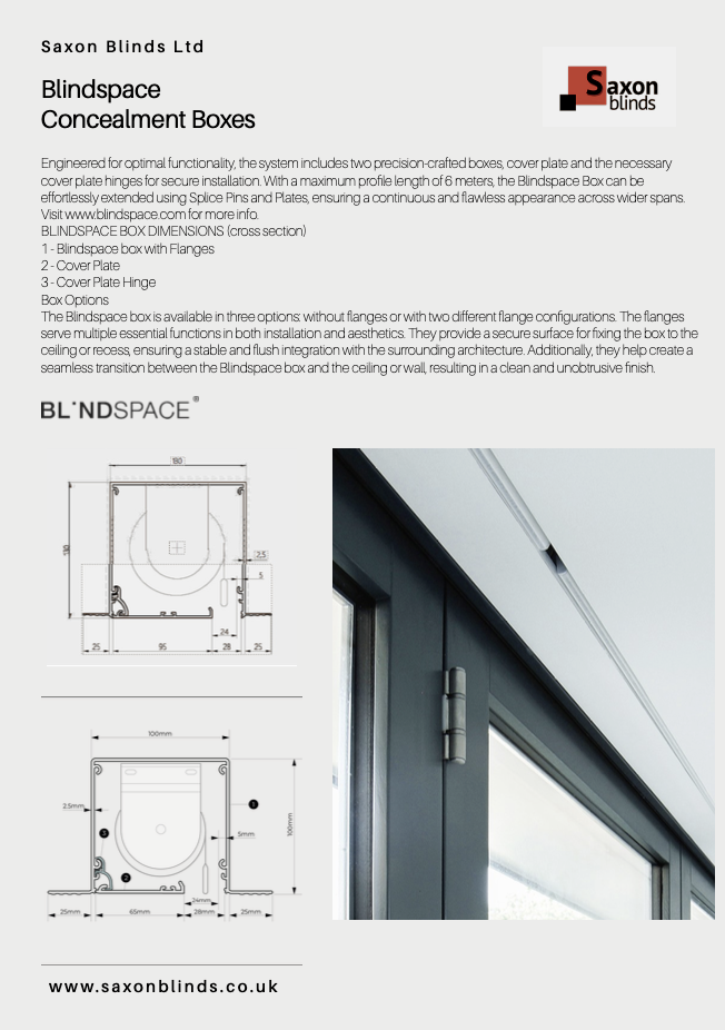 saxon blinds blindspace concealment boxes