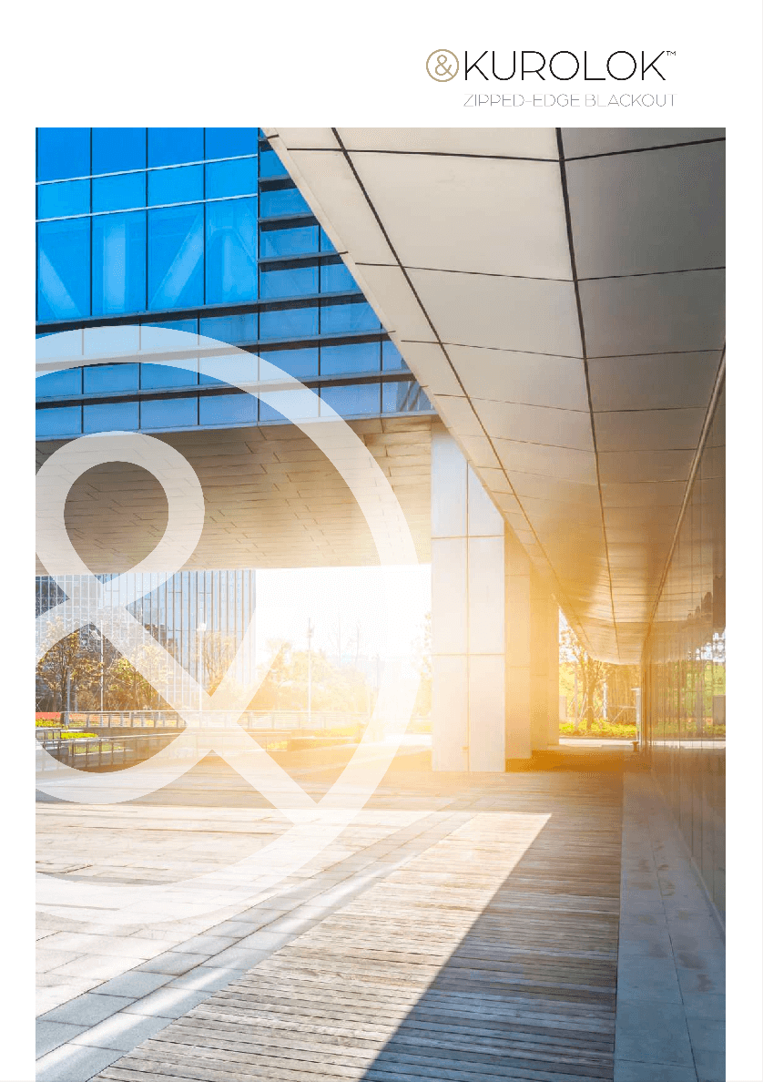 kurolok zipped-edge blackout