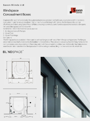 Saxon blinds blindspace Concealment boxes