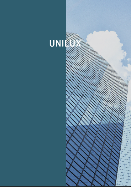 unilux brochure cover